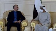 دیدار وزیر امور خارجه ایران با رییس جدید امارات