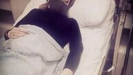 بازیگر قهوه تلخ راهی بیمارستان شد + عکس