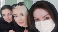 زهره فکورصبور در کنار دوستانش + عکس