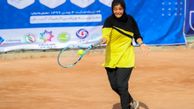 مرحله دوم لیگ تنیس بانوان​ و تلاش آن ها