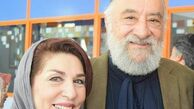 عکس عاشقانه حشمت فردوس و همسرش
