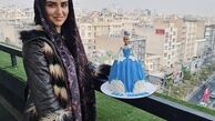 کیک تولد باربی هانیه غلامی + عکس