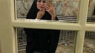 تازه عروس مشهور در حرم امام رضا (ع) + عکس