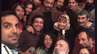 سلفی دست جمعی بازیگران حمال طلا + عکس