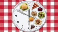 لطفا سر ساعت غذا بخورید