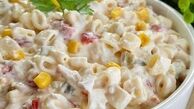 طرز تهیه سالاد ماکارونی خوشمزه و مجلسی به روش رستورانی