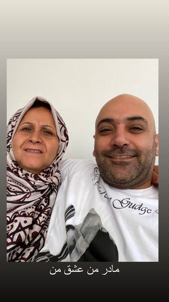 مهدی کوشکی و مادرش + عکس