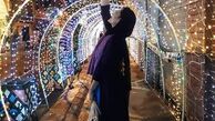 خانم بازیگر در آرزوی قدبلندی+عکس