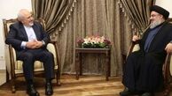 دیدار محمد جواد ظریف با سید حسن نصرالله + عکس