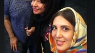 مجری ممنوع التصویر درکنار زوج مشهور سینما + عکس 