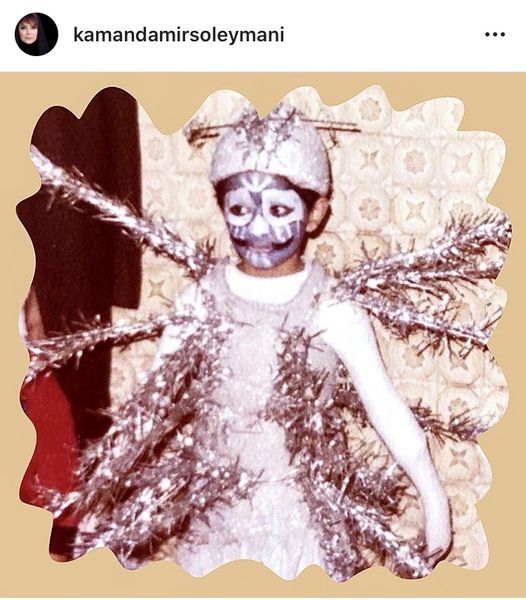 کمند امیرسلیمانی در کودکی + عکس