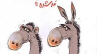 کارتون/ میگن تو دنیای الاغ‌ها هم گوش آدمی مد شده!