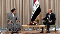 رایزنی وزیر اطلاعات ایران با رئیس‌جمهور عراق
