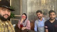 کافه رفتن بهنوش بختیاری با همکارانش + عکس