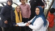 شیوا خسرومهر و همکارانش در پشت صحنه + عکس