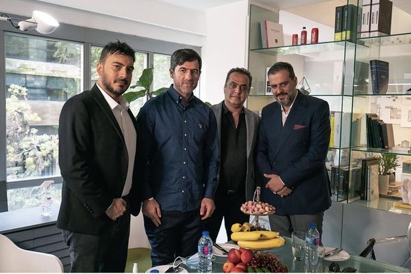 حضور کریم باقری در دفتر کار نیما شاهرخ شاهی + عکس