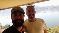 حسین مهری و دوستش + عکس