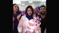 خوشحالی فاطمه گودرزی از جشن تولدش+عکس