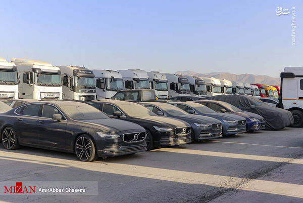 خودروهای دپو شده در گمرک تهران + عکس