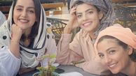 کافه گردی نازنین بیاتی و دوستان هنرمندش + عکس
