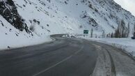 بارش باران و برف در جاده‌های کشور