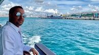 امیرحسین رستمی در دل دریای بیکران + عکس