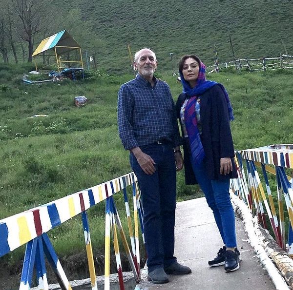 یکتا ناصر و پدرش + عکس