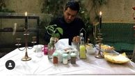 میز غذای دل انگیز حامد بهداد + عکس