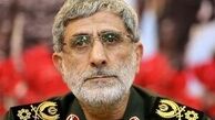 پیام تسلیت فرمانده نیروی قدس سپاه در پی عروج سردار حق‌بین