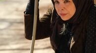 گریم خاص خانم بازیگر برای سالخوردگی!+عکس
