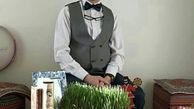 آفای بازیگر پای سفره هفت سینش + عکس