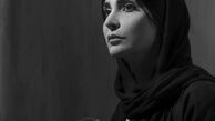 مهدیه نساج به رنگ‌ سیاه و سفید + عکس
