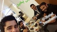 شب نشینی یوسف تیموری با دوستانش + عکس