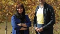 پویا امینی در کنار خانم بازیگر + عکس 