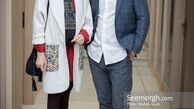 همسر اروپایی بازیگر نهنگ آبی + عکس