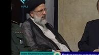 تصاویر آیت الله رئیسی و احمدی نژاد در مراسم تنفیذ روحانی