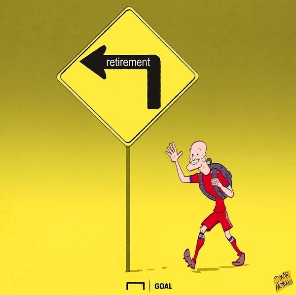 این بازیکن سرانجام بازنشسته شد! / کاریکاتور