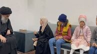 دیدار «آیت الله سیستانی» با شماری از کودکان مبتلا به سرطان
