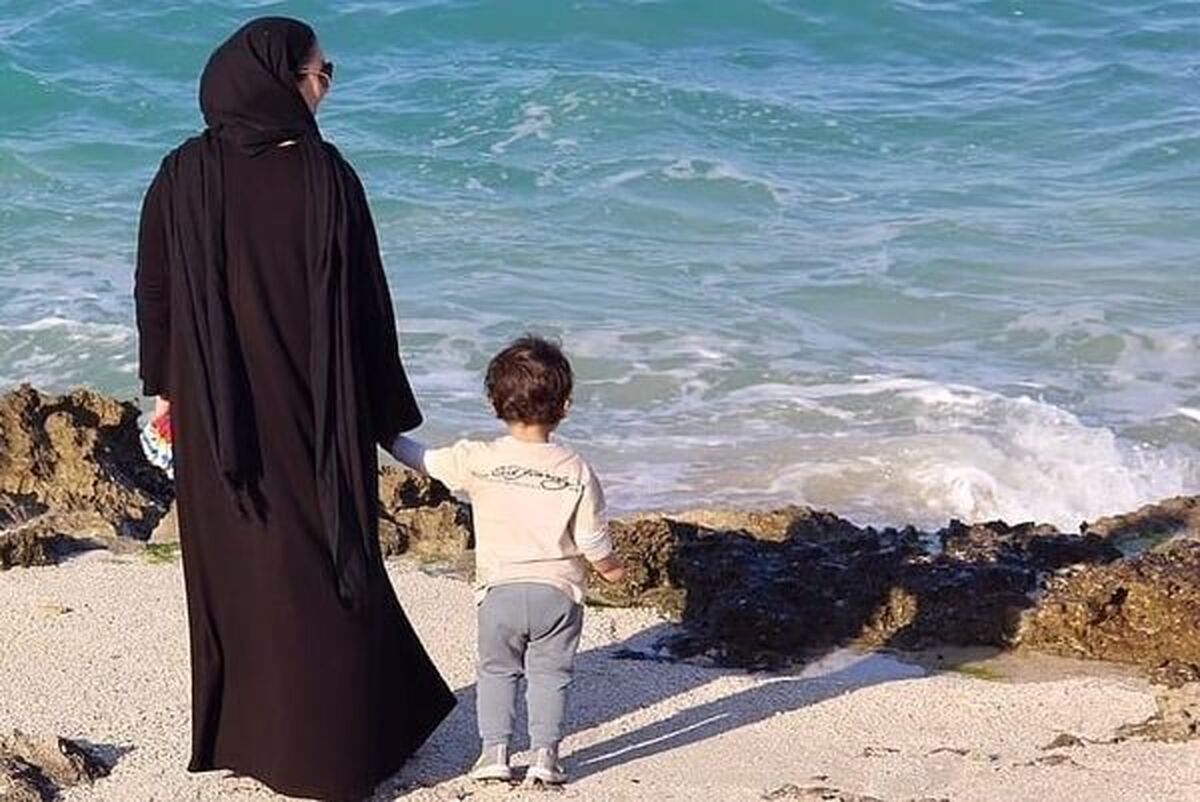 زیبا بروفه و پسرش پس از فوت همسرش + عکس
