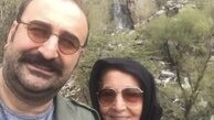 مهران احمدی و مادرش + عکس