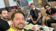 تفریح بهرام رادان و دوستانش در هتل + عکس