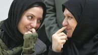 صحبت های درگوشی مهناز افشار و مادرش+عکس