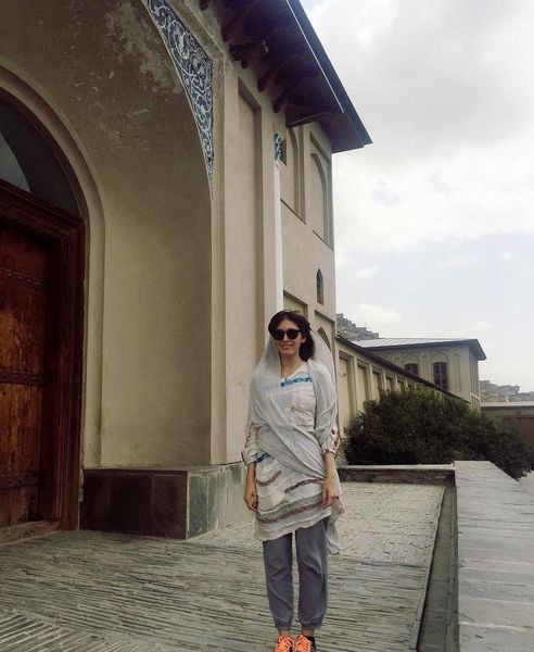 فرشته ‌حسینی‌ در کابل + عکس