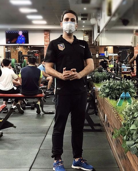 سعید شیخ زاده در باشگاه + عکس