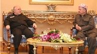 دیدار «حیدر العبادی» و «مسعود بارزانی» در اربیل
