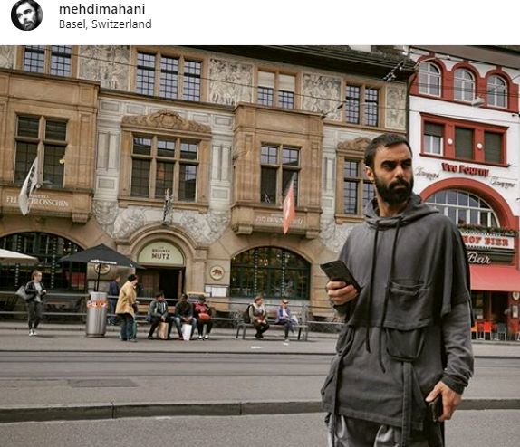 مهدی ماهانی در خیابان های سوئیس + عکس