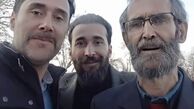 برادران هادی کاظمی در کنار پدرشان + عکس
