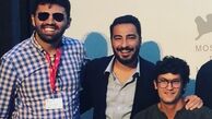 نوید محمدزاده  در کنار امید معلم+عکس
