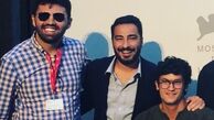 نوید محمدزاده  در کنار امید معلم+عکس