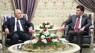 حیدرالعبادی و نیچروان بارزانی در آلمان دیدار کردند
